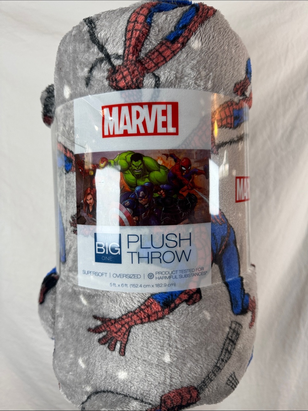 Marvel Plush Throw Blanket NEW